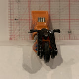 Orange Motorcycle Racer ©2000 Hot Wheels Diecast Car FB