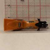 Orange Motorcycle Racer ©2000 Hot Wheels Diecast Car FB