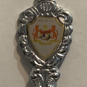 Malaysia Coat of Arms Collectable Souvenir Spoon AK