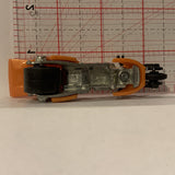 Orange Motorcycle Racer ©2000 Hot Wheels Diecast Car FB