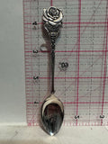 The Butchart Gardens Victoria BC Rose Flower EPNS British Columbia Souvenir Spoon