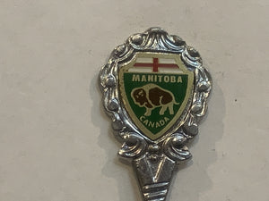 Muser St Joseph Manitoba Crest Emblem Collectable Souvenir Spoon NW