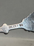 Blue and White Windmill Dezet 90 Misc  Souvenir Spoon