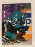 #199 Andrei Nazarov Rookie San Jose Sharks 1994-95 Fleer Hockey Card NHL