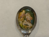 Christmas 1998 Birth of Baby Jesus Collectable Souvenir Spoon NW