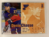 #184 Denis Chasse Quebec Nordiques 1994-95 Fleer Hockey Card NHL
