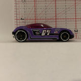 Purple Golden Arrow ©2002 Hot Wheels Diecast Car FC