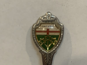 Ontario Flag Collectable Souvenir Spoon NW