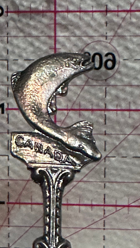 Salute to the Salmon Canada Silver Plated  Souvenir Spoon