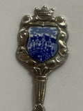 Blue White Town Souvenir Spoon