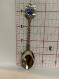 Blue White Town Souvenir Spoon