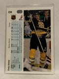 #234 Craig Janney Boston Bruins 1990-91 Upper Deck Hockey Card NHL