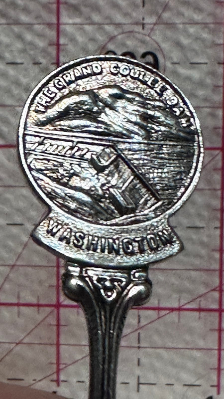 The Grand Coulee Dam Washington  Souvenir Spoon