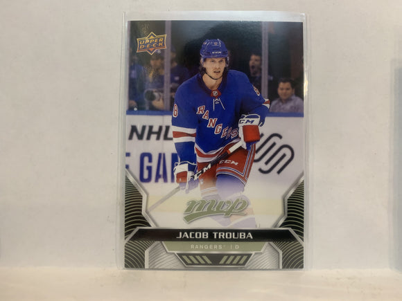 #83 Jacob Trouba New York Rangers 2020-21 Upper Deck MVP Hockey Card MG