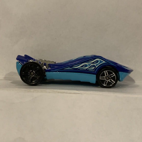 Blue Super Stinger ©2009 Hot Wheels Diecast Car FC