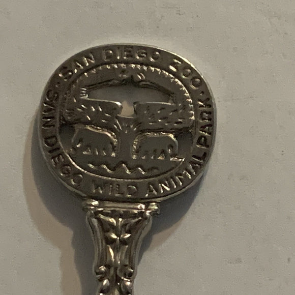 San Diego Zoo Wild Animal Park Collectable Souvenir Spoon AL