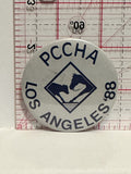 PCCHA Los Angeles '88 Button Pinback