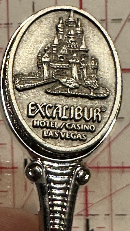 Excaliber Hotel Casino Las Vegas Fort Las Vegas Souvenir Spoon