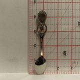 Cache Creek BC Gold Panner Pine Cone Collectable Souvenir Spoon AL