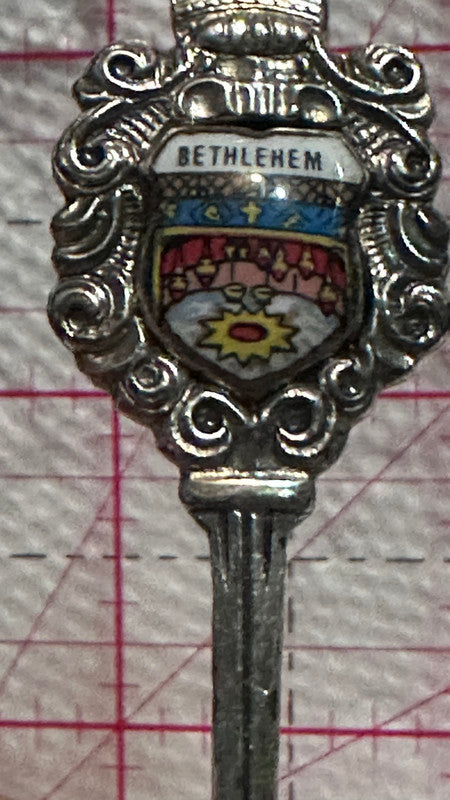 Bethlehem Crest Emblem  Souvenir Spoon