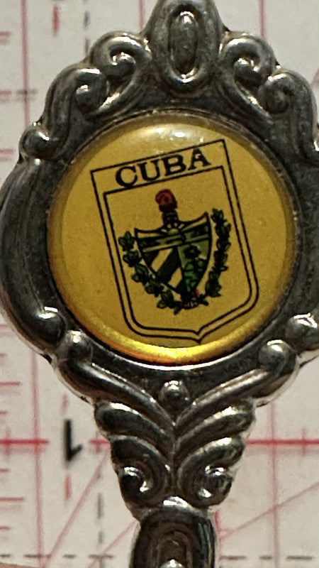 Carribean Coat of Arms Carribean Souvenir Spoon