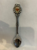 Pine Lake Alberta Wild Rose Flower Souvenir Spoon