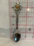 Pine Lake Alberta Wild Rose Flower Souvenir Spoon