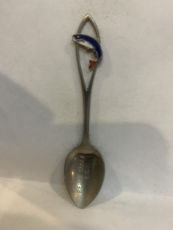 Bella Coola BC Salmon Fish Souvenir Spoon