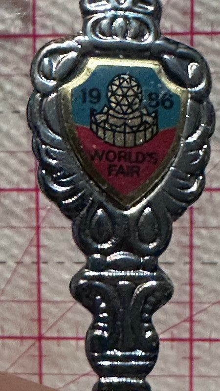 1986 World's Fair Vancouver British Columbia  Souvenir Spoon