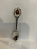 Cross Stitch Rose Flower Souvenir Spoon