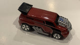 Red M5736 Flames Van Racer Hot Wheels Toy Diecast Car