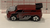 Red M5736 Flames Van Racer Hot Wheels Toy Diecast Car