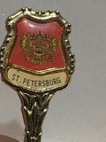 St Petersburg Coat of Arms  Europe Souvenir Spoon