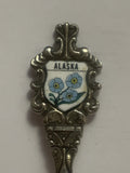 Alaska Flower Souvenir Spoon