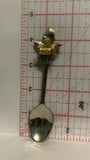 Quebec Building Maple Leaf Souvenir Spoon
