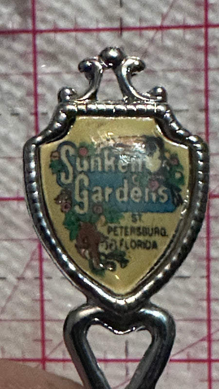 Sunken Garden's St Petersburg Florida  Souvenir Spoon