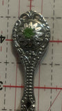 August Birthstone Peridot Souvenir Spoon