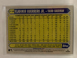 #T87-80 Vladimir Guerrero Retro Toronto Blue Jays 2022 Topps Series One Baseball Card MLB