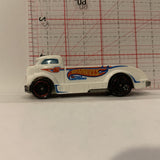 White Mig Rig ©2013 Hot Wheels Diecast Car FD