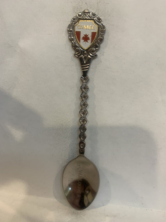 Vancouver BC Canada Flag Souvenir Spoon