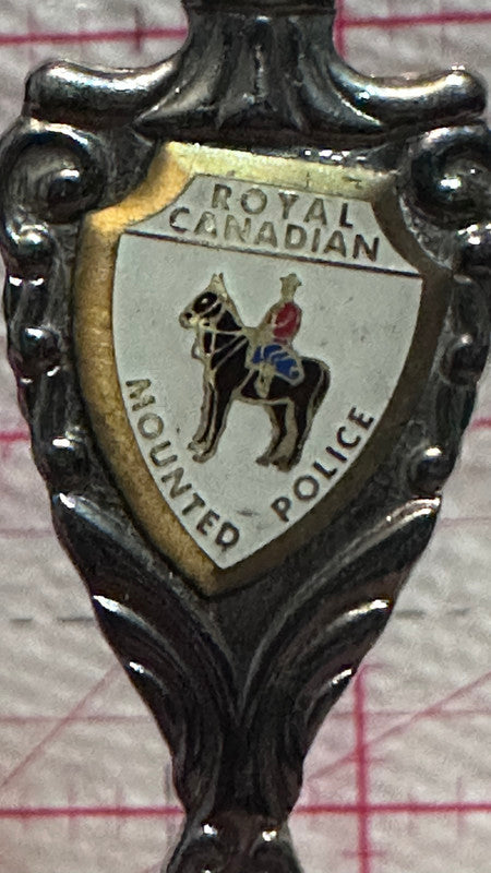Drayton Valley RCMP Royal Canadian Mounted Police Alberta  Souvenir Spoon