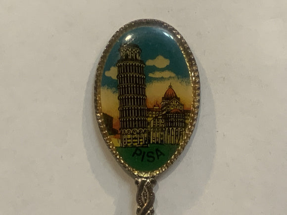 Pisa Leaning Tower City Collectable Souvenir Spoon NY