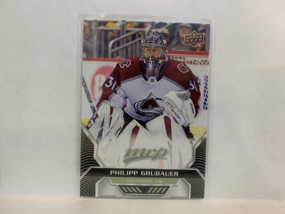 #74 Philipp Grubauer Colorado Avalanche 2020-21 Upper Deck MVP Hockey Card MI
