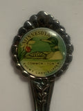Minnesota Common Loon Showy Lady Slipper Souvenir Spoon