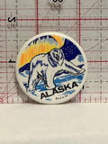 Alaska Ace 90 Polar Bear Button Pinback