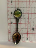 Minnesota Common Loon Showy Lady Slipper Souvenir Spoon