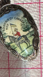 Souvenir of Canada RCMP Painted Crest Emblem  Souvenir Spoon