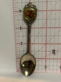 February Violets Flowers Souvenir Spoon