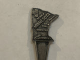 New York Mills Minnesota Pewter Collectable Souvenir Spoon NY