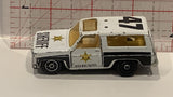White #47 Sheriff SUV Unbranded Toy Diecast Car